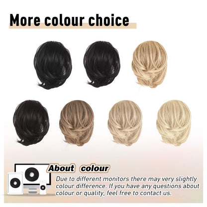 BARSDAR premium imported synthetic hair bun extension packaging and product contents showcase