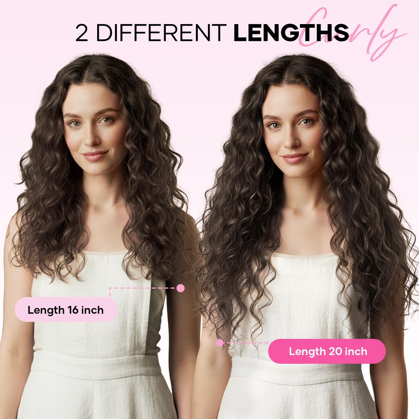 REECHO clip in hair extensions packaging showcasing the authentic product contents