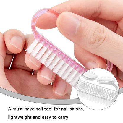 Multi-purpose small plastic utility brushes for home and personal care