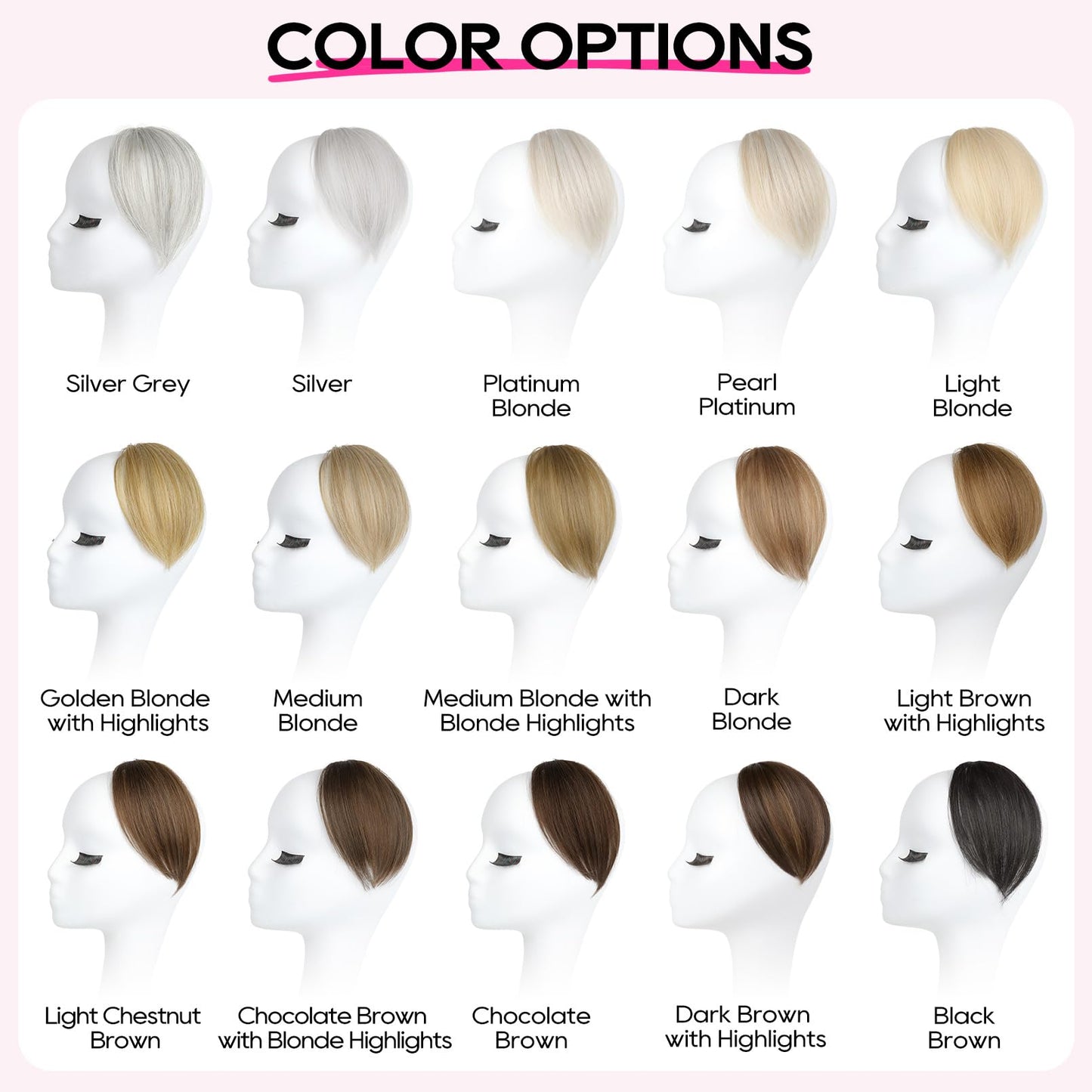 Invisible hand tied base pad design of the short hair extensions.