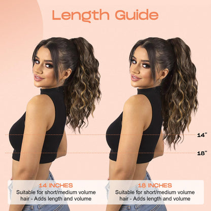 Close up details of the premium heat resistant synthetic fibers and multi tonal blonde highlight strands
