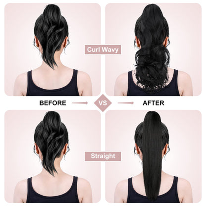 Mitrygreen long wavy claw clutcher ponytail product packaging showing the complete authentic imported hair accessory.