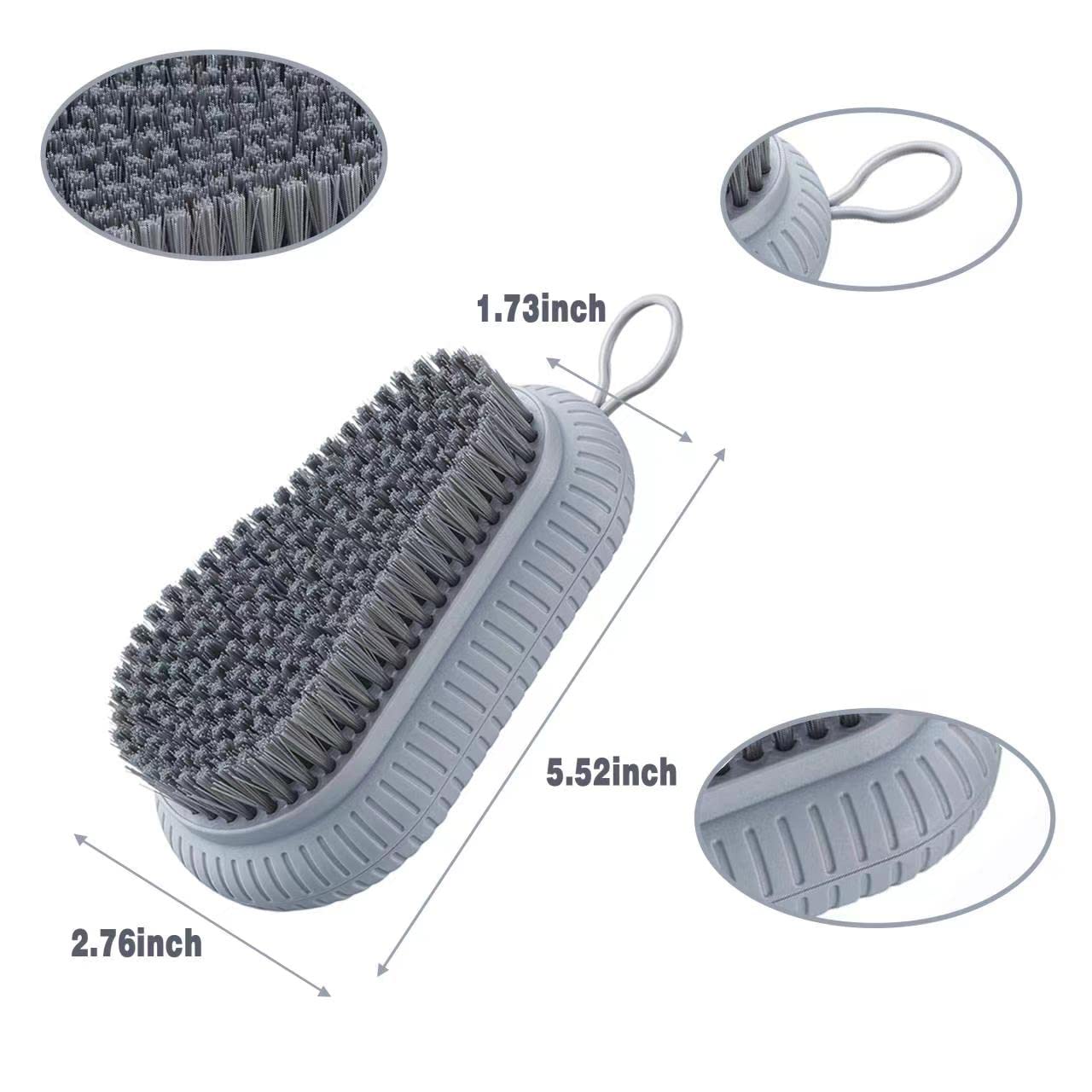 VWMYQ imported fingernail scrubber showing wear resistant bristles ideal for grease removal
