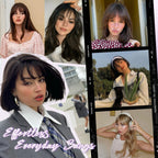Yorda daily wear clip in fringe extension back structure view