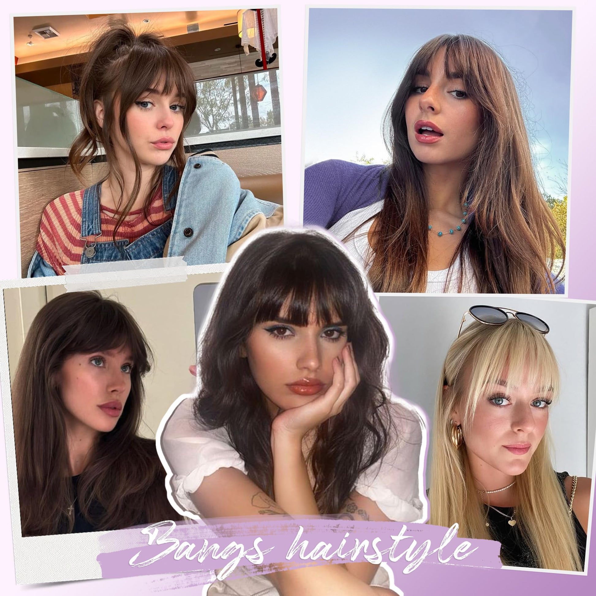 Yorda luxury hair fringe styling application demonstration