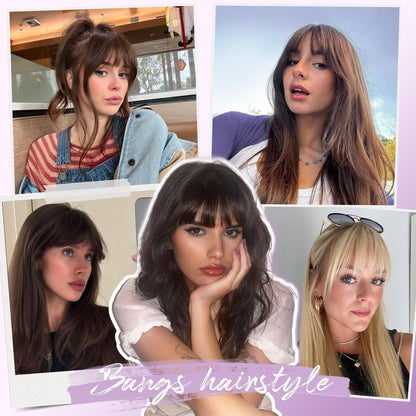 Yorda luxury hair fringe styling application demonstration