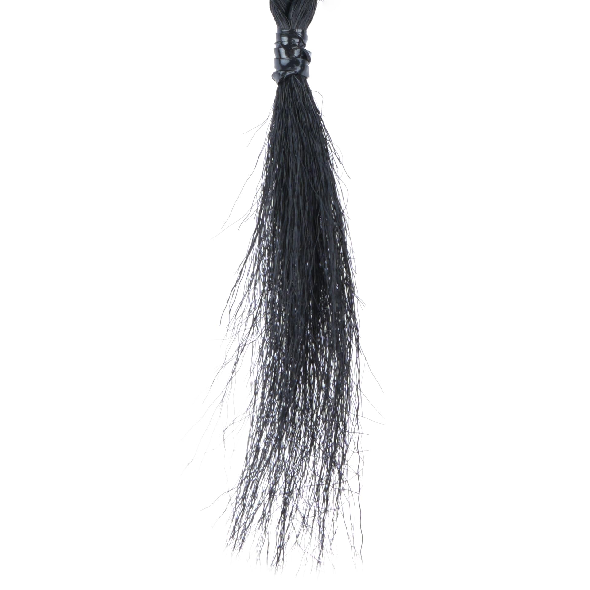 Hot water setting method demonstration for synthetic ponytail extensions