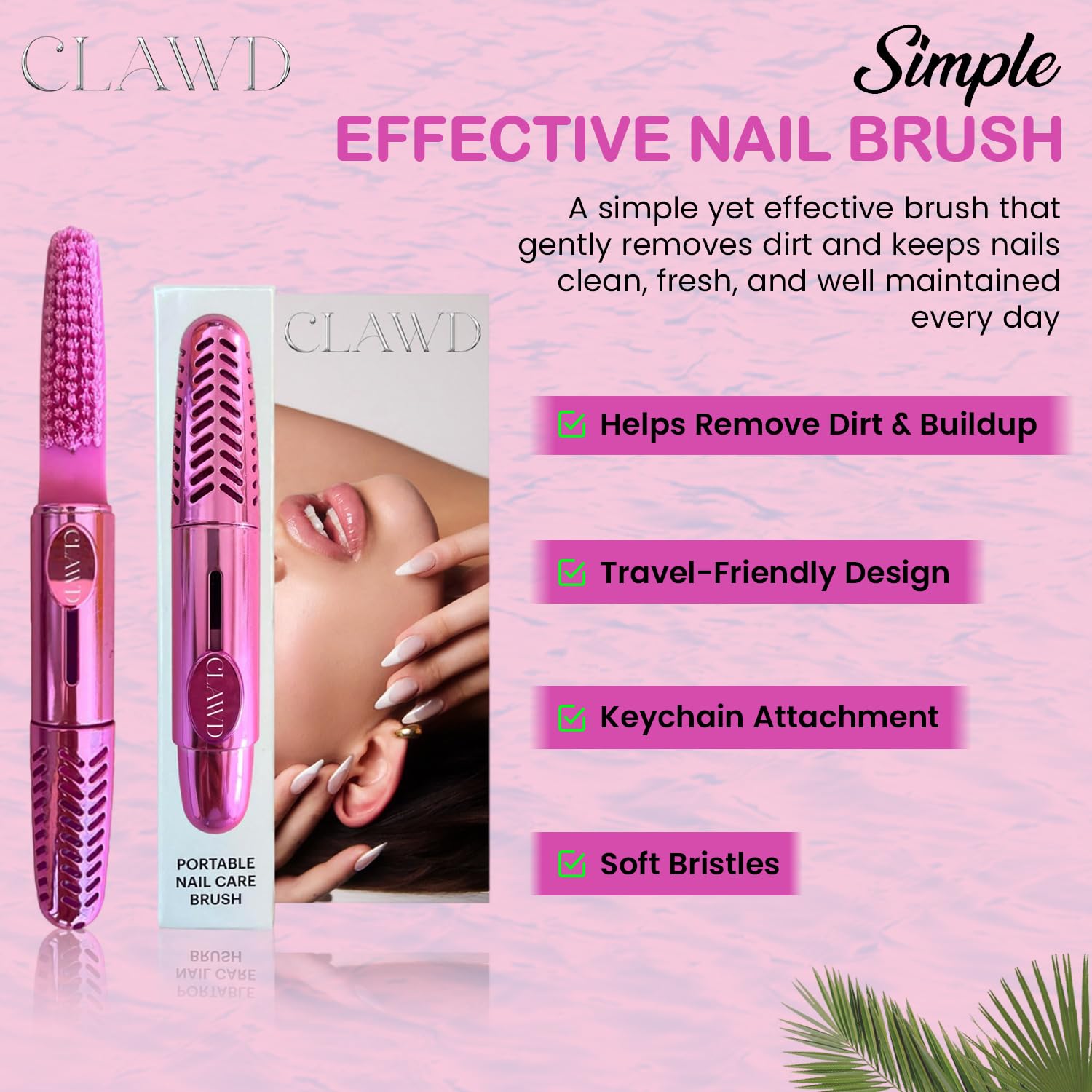 Packaging layout of the imported USA beauty accessory for effortless nail maintenance