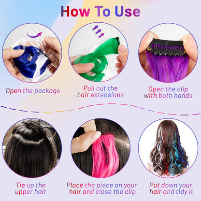 Detailed texture of heat resistant curly wavy accessories for women girls showing realistic fiber quality.