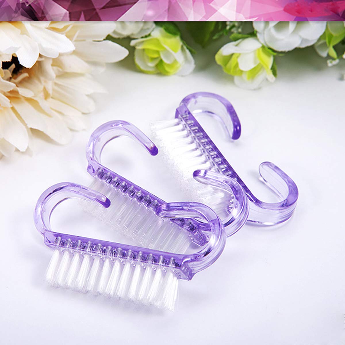Twenty pack bulk fingernail cleaning brushes for family daily hygiene routine