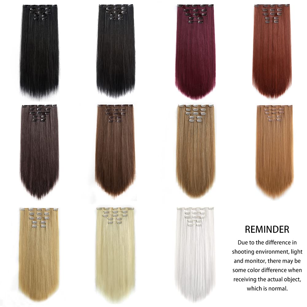 The five-piece arrangement of StrRid blonde straight hair extensions demonstrating fluffy texture.