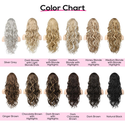 REECHO highlighted blonde ponytail extension styled elegantly to show realistic depth and movement under light.