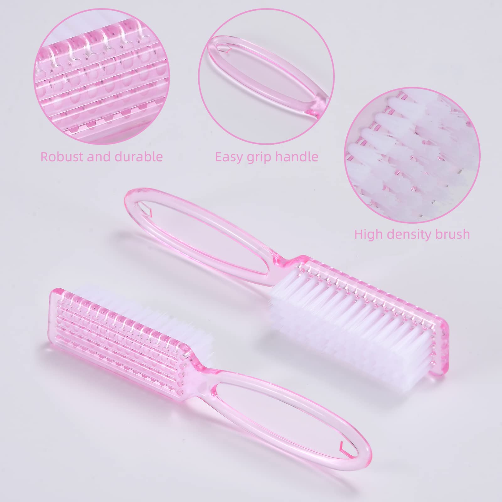 Top view detailing the comfortable grip design of the hand scrub brush