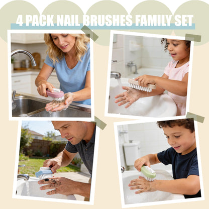 Oyewalls nail brush for pedicure and manicure cleaning