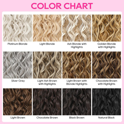 Packaging of REECHO curly hair extensions showcasing authentic product details