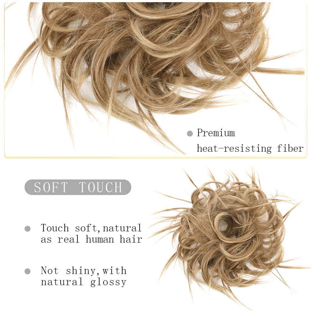 HMD tousled chignon hairpiece application detail showcasing the adjustable buckle system for a firm grip