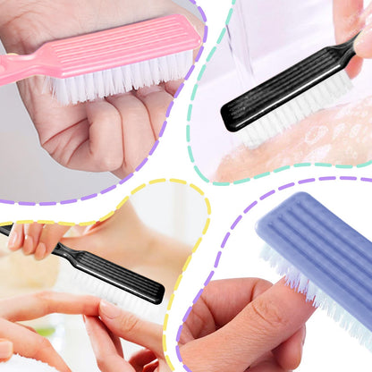 Manicure tool kit with integrated storage hooks for hanging