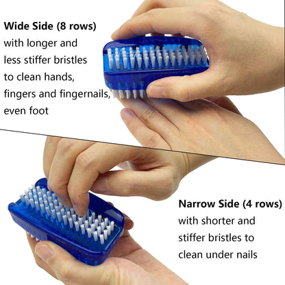 GKETN heavy duty pedicure and manicure nail scrubber pack of two