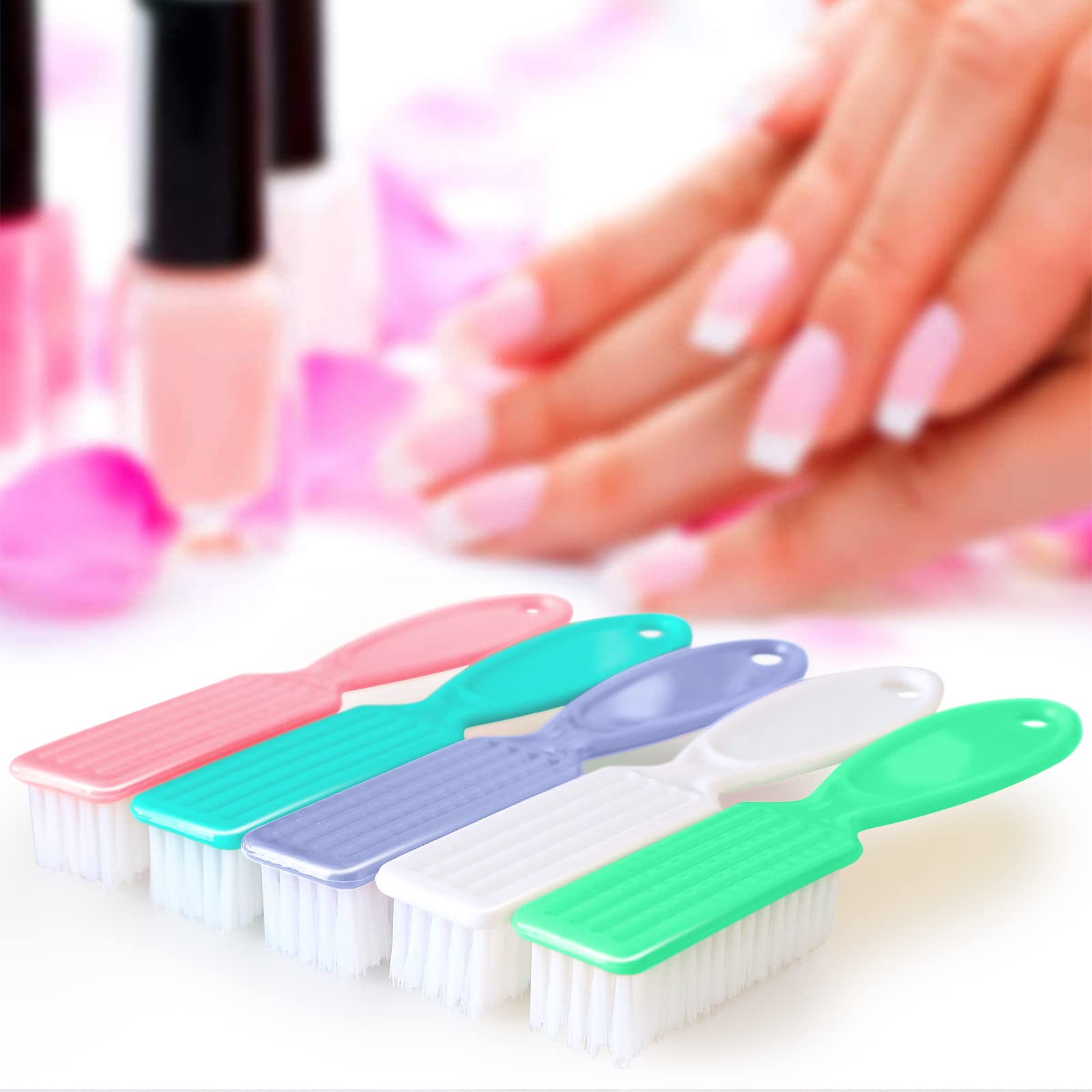 Hofason nail brush demonstrating the ergonomic handle grip