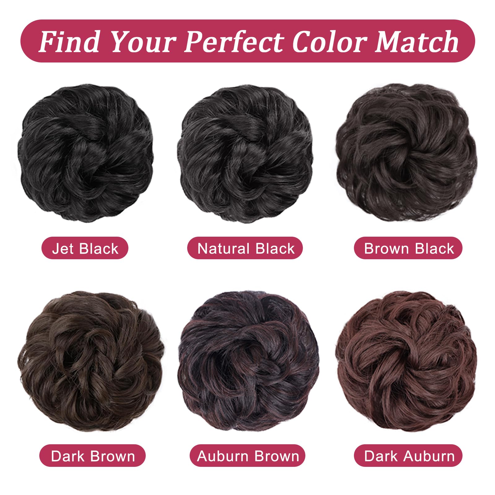 MORICA premium synthetic hair scrunchie packaged carefully to maintain curl definition.