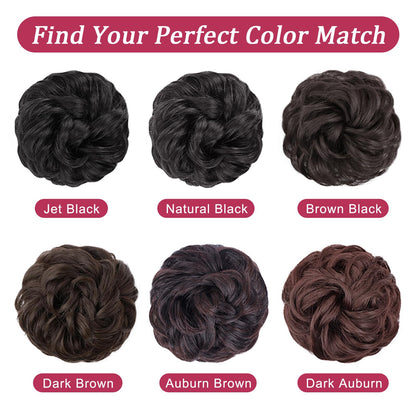 MORICA premium synthetic hair scrunchie packaged carefully to maintain curl definition.