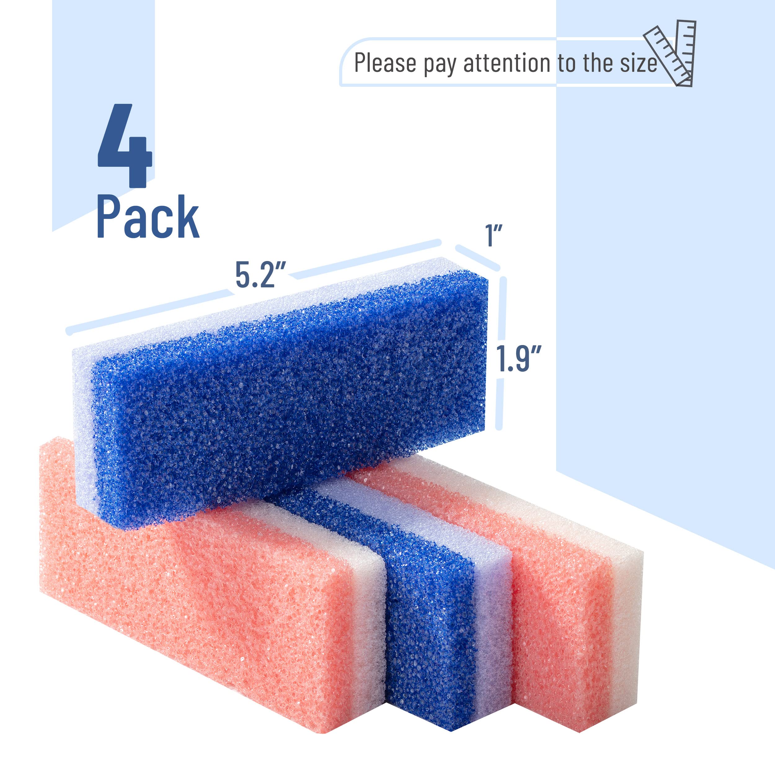 Double-sided texture detail of Slick Solutions foot scrubber