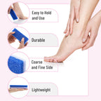 Multi-colored pumice stone set for pedicure use