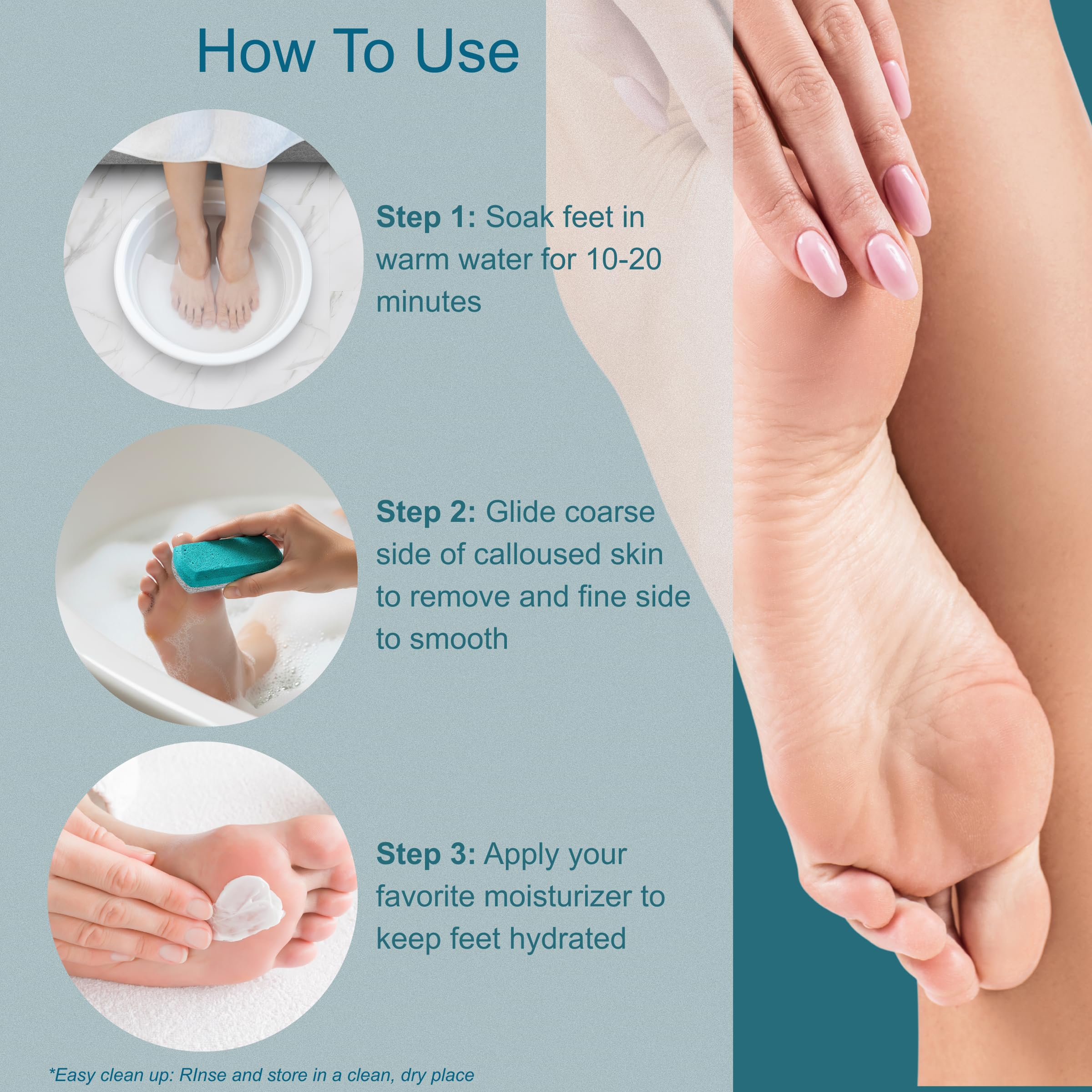 Close up of Trim dual surface pedicure tool