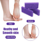 100 piece bulk set of disposable foot callus removers