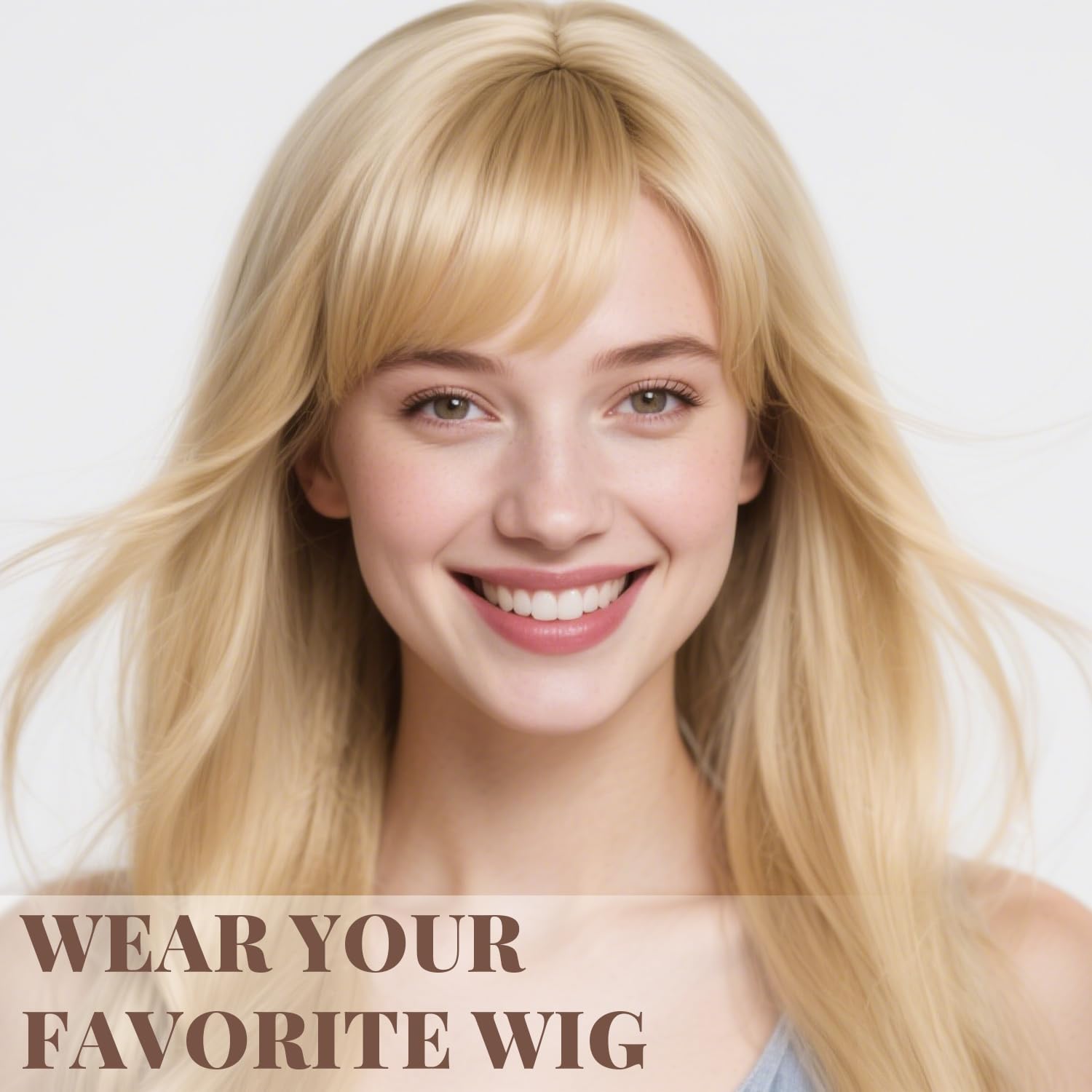 Three pieces of Morgles premium nylon wig accessories displayed