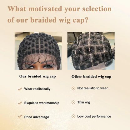 Side profile of Freetress wig cap showing hairline
