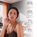 Side view of Smilco breathable hair net for wigs