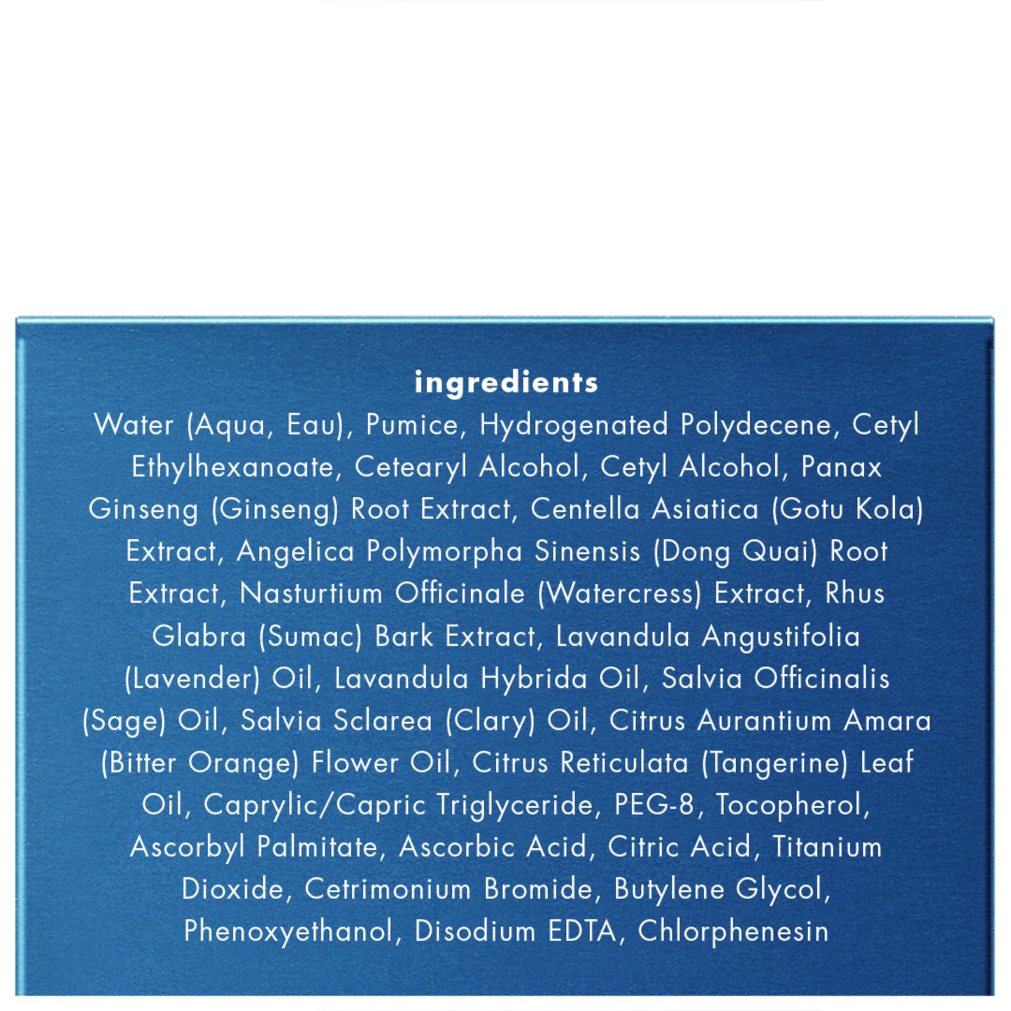 Bioelements Pumice Peel exfoliating scrub packaging label