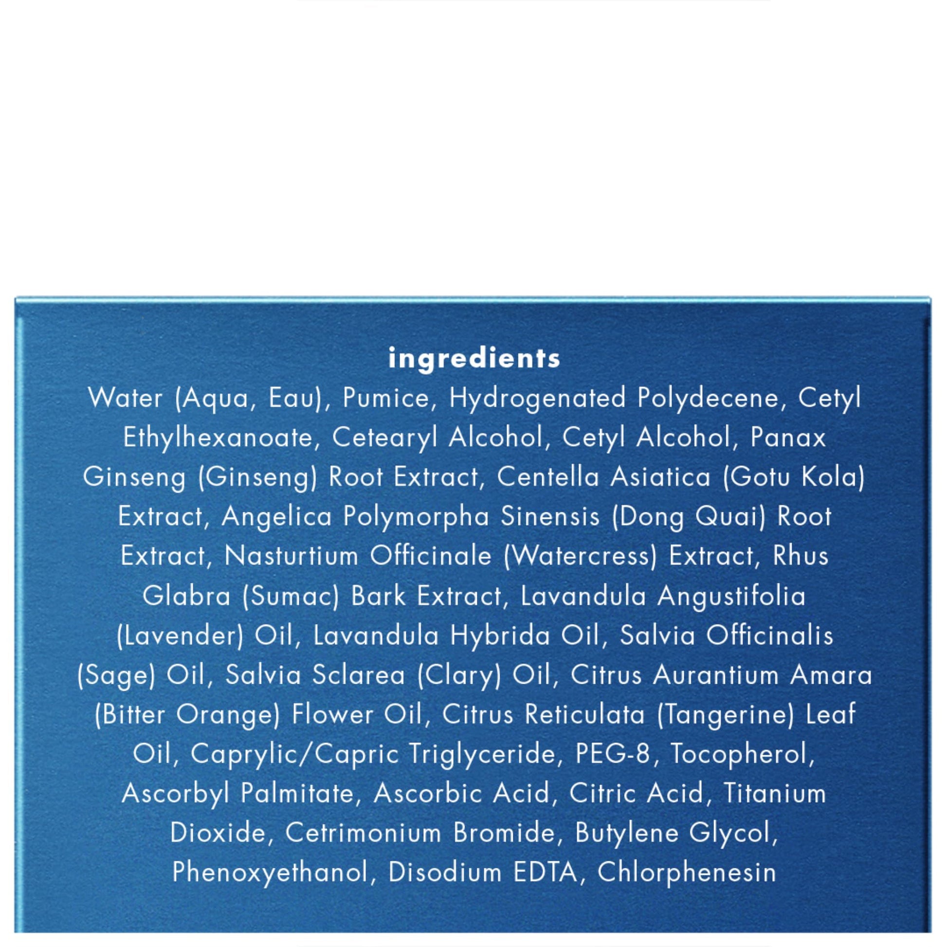 Bioelements Pumice Peel exfoliating scrub packaging label
