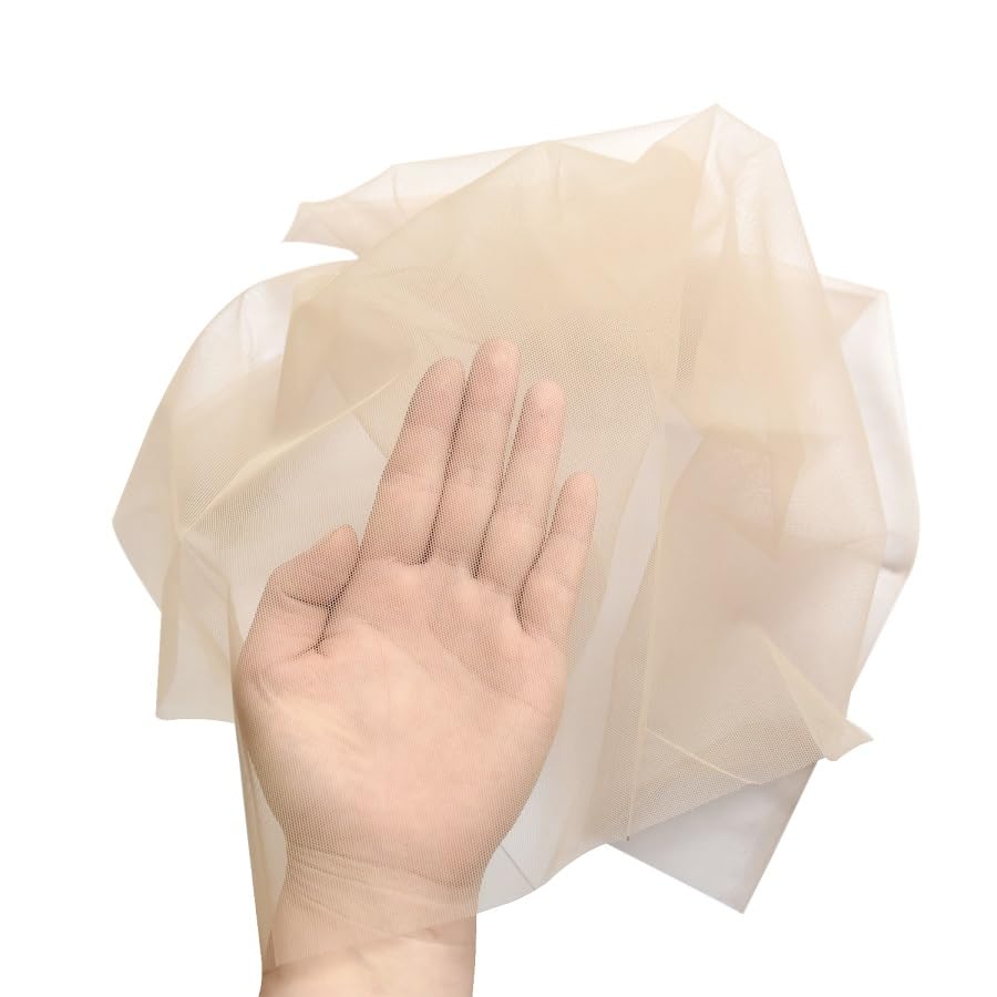 Professional quality Swiss lace net for custom wig caps