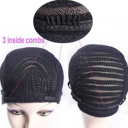 Refined Hair crochet cornrows cap stretchable fabric