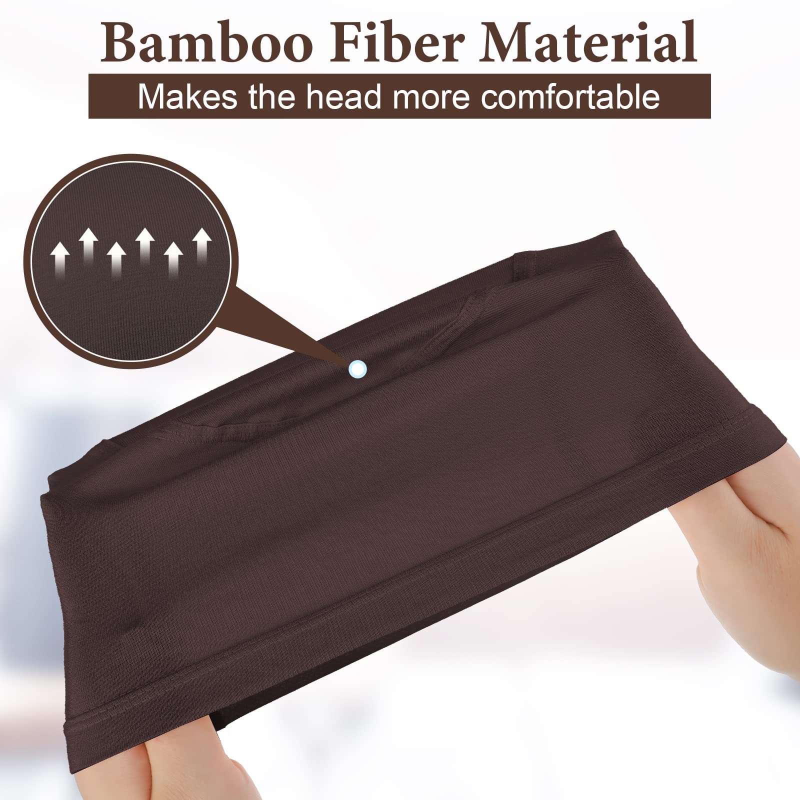 Close up of breathable bamboo fiber texture