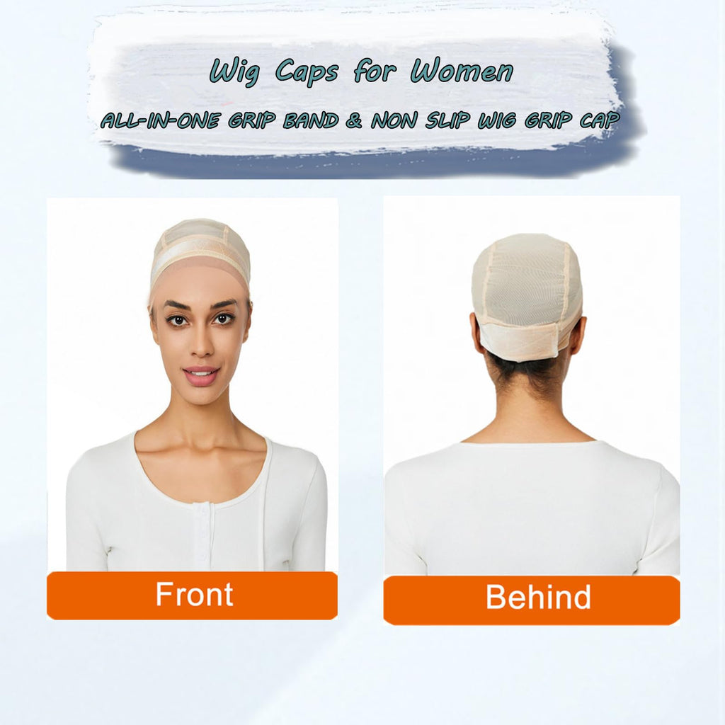 Adjustable closure detail on Lucicass wig grip cap