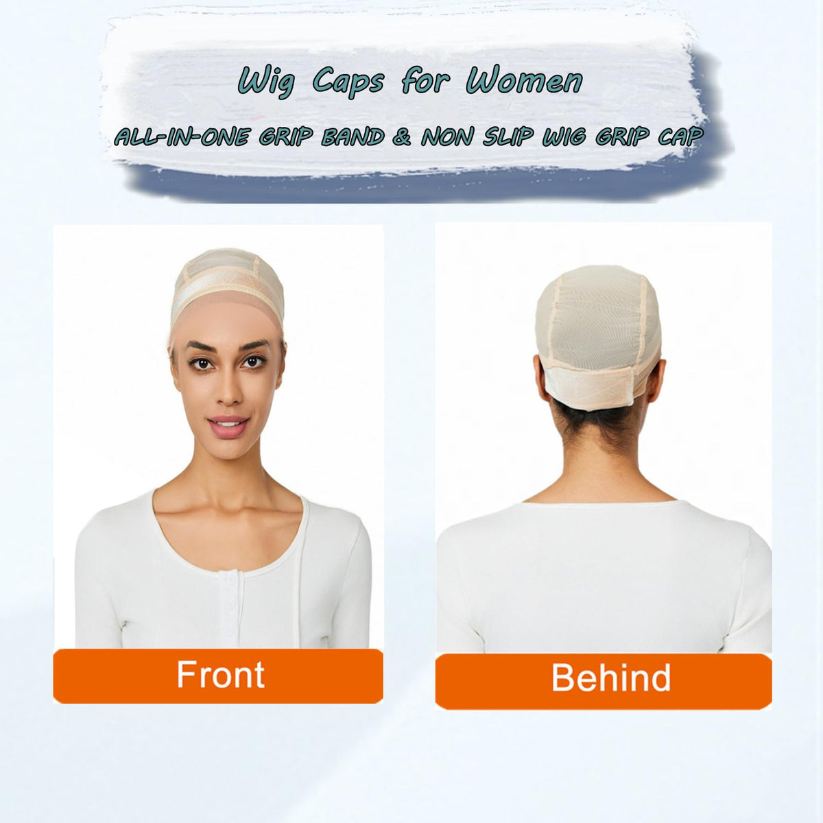 Adjustable closure detail on Lucicass wig grip cap
