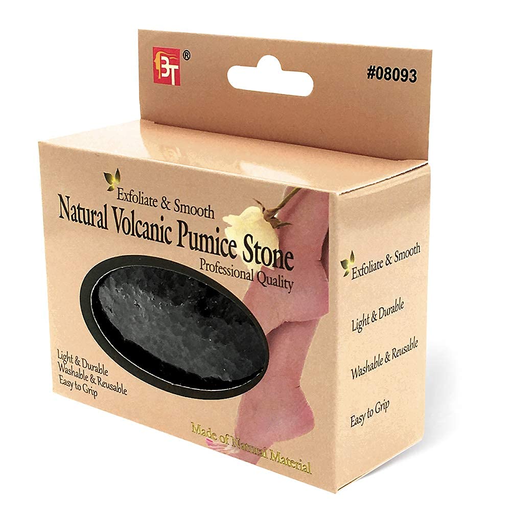 Close up of Beauty Town natural lava stone texture for foot care