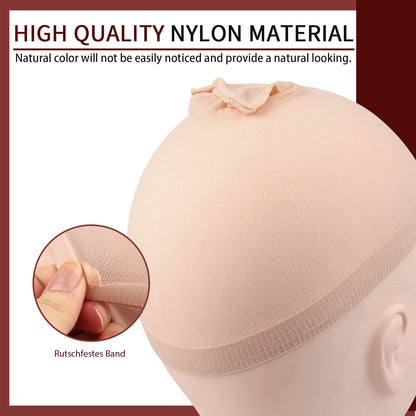 Instructions for wearing Fandamei nylon wig caps
