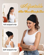 Neacus imported protective hair covering sleeve on model sleeping