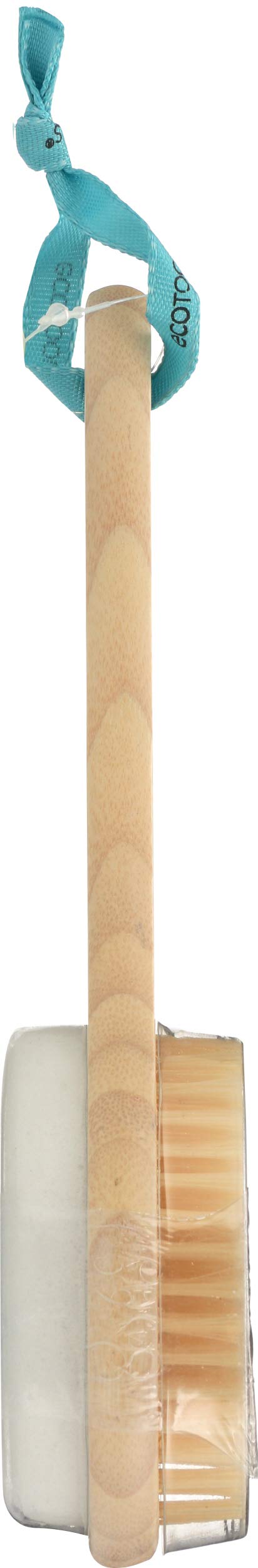 EcoTools foot brush hanging with ribbon