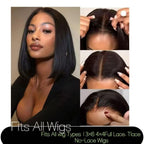 CorkHead wig cap with built in comb slats for secure installation