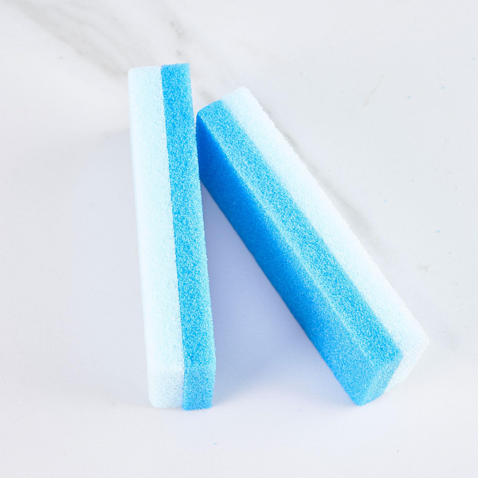 4 Piece foot scrubber sponge for exfoliating heels