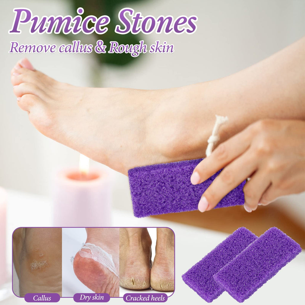 Professional pedicure foot care supplies pile of 200 pumice stones