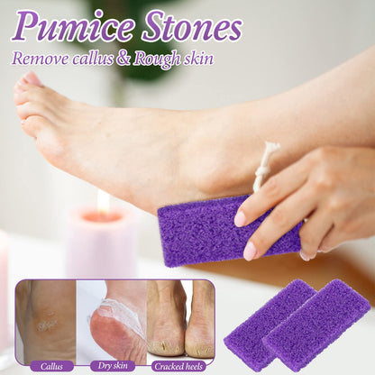 Professional pedicure foot care supplies pile of 200 pumice stones