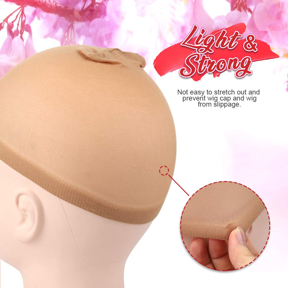 Side view of Fandamei nylon hair net wig cap