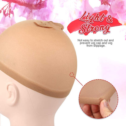Side view of Fandamei nylon hair net wig cap