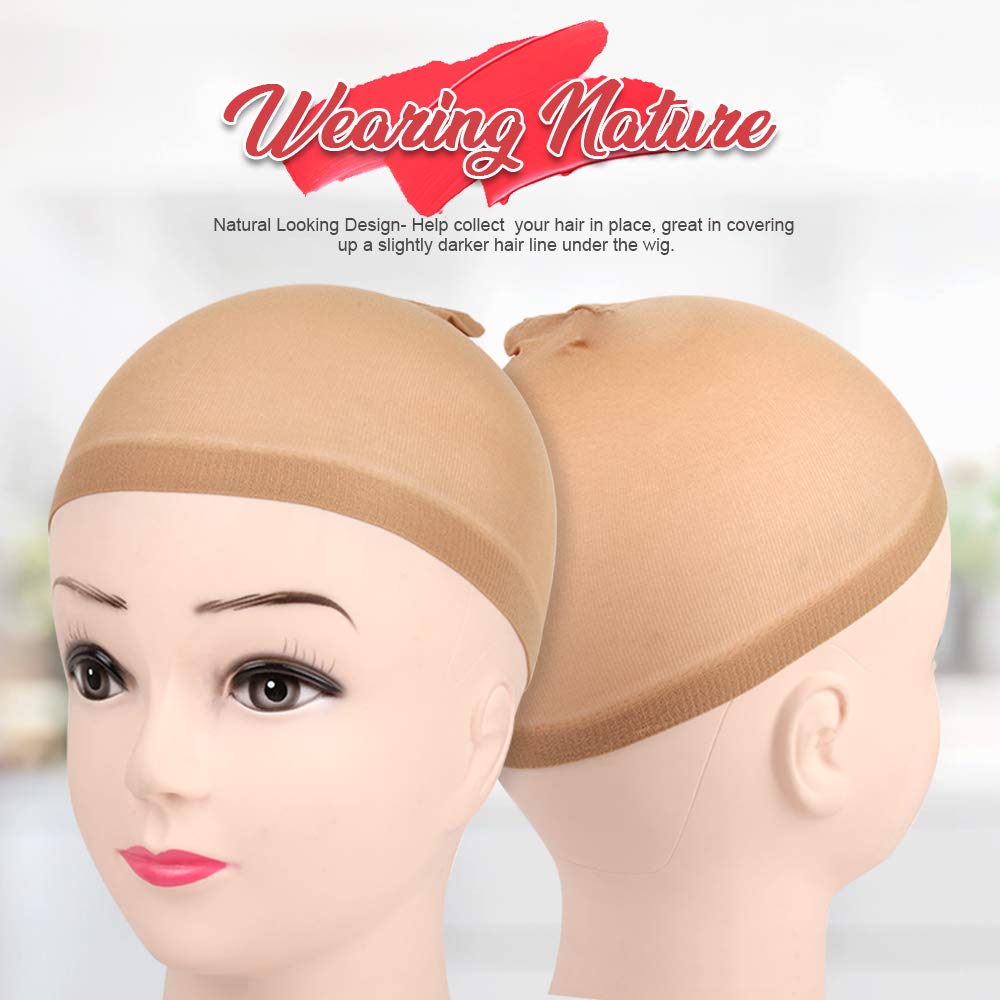 Fandamei stocking wig caps set for women and kids